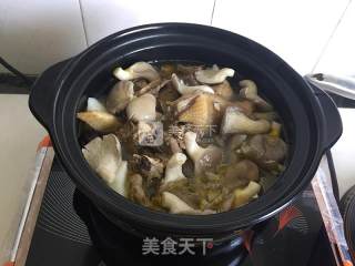 Chicken Soup with Yam and Mushroom recipe