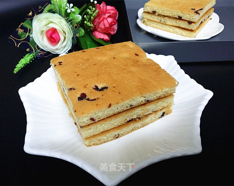 Cranberry Pork Floss Layer Cake recipe