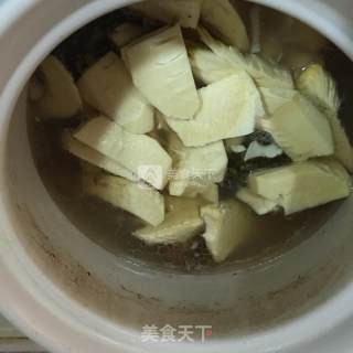 Roasted Winter Bamboo Shoots with Pickled Vegetables recipe