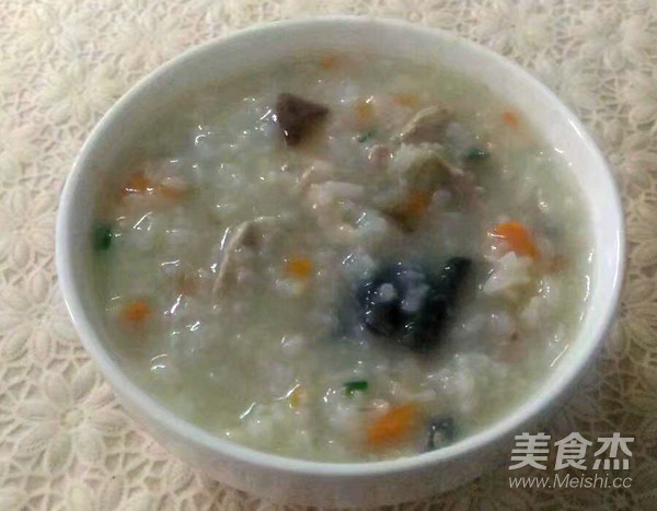 Congee with Preserved Egg and Lean Meat recipe