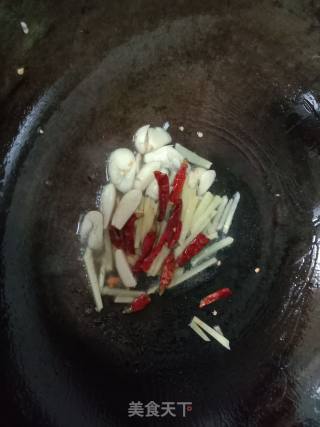 Stir-fried Squid Mustard recipe