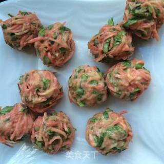 Cilantro Carrot Balls recipe