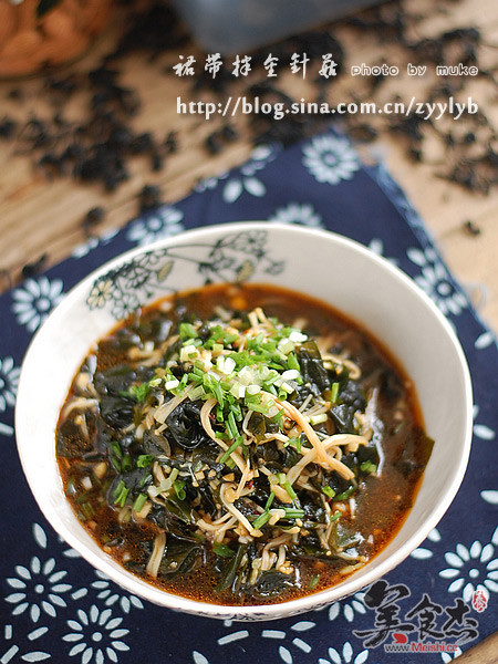 Wakame with Enoki Mushroom recipe