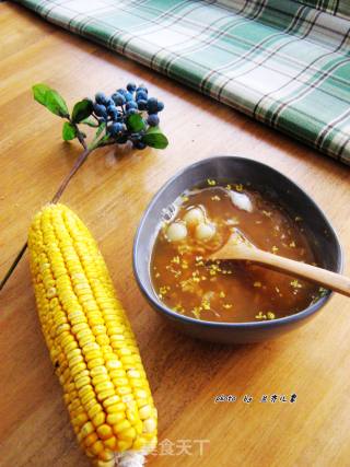 【osmanthus Rice Wine Xiaoyuanzi】-----a Warm and Thoughtful Soup in Cold Winter Days recipe