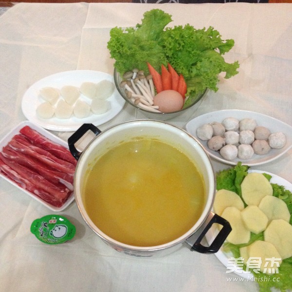 Warm-up Curry Hot Pot recipe