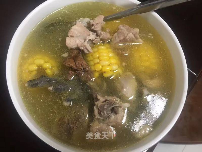 Pork Ribs and Corn Chicken Soup recipe