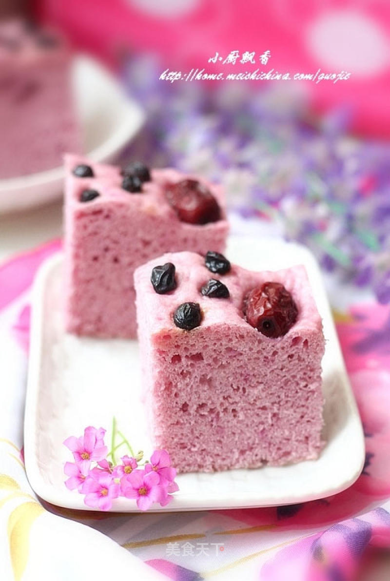 【purple Sweet Potato Cake】---food. Delicious. Beauty