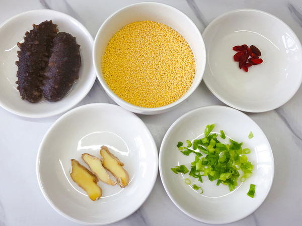 Sea Cucumber Millet Congee recipe