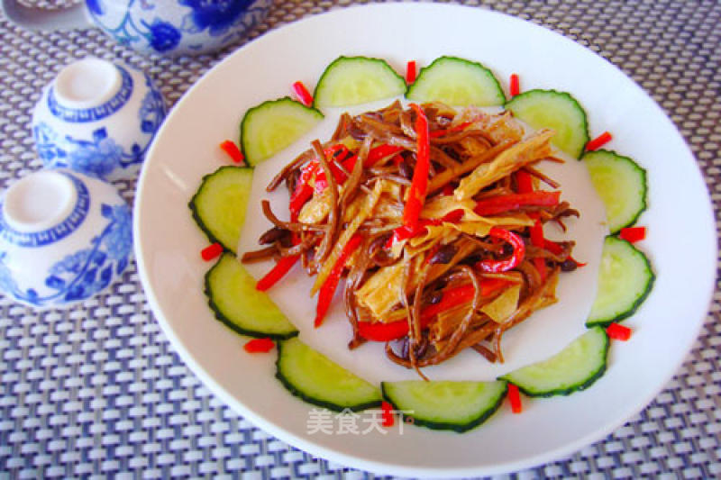 Grilled Yuba with Tea Tree Mushroom