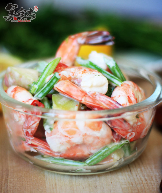 Lime Shrimp and Mixed Vegetable Salad recipe