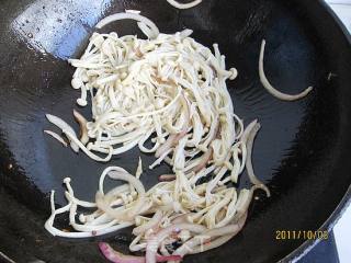 Stir-fried Enoki Mushroom recipe