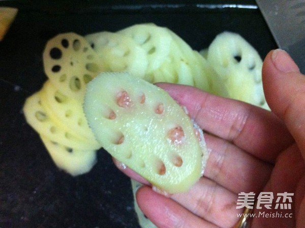 Hubei Fried Lotus Root Folder recipe