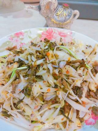 Old Salted Cabbage with Sweet Potato recipe