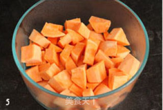 Sweet Potato Flower Shaped Bread recipe