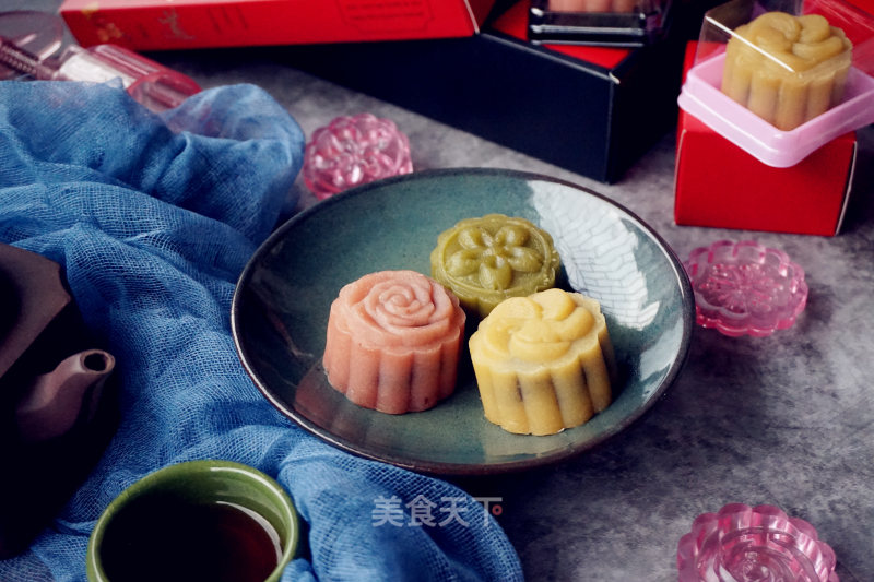 Fruit and Vegetable Peach Hill Mooncake recipe