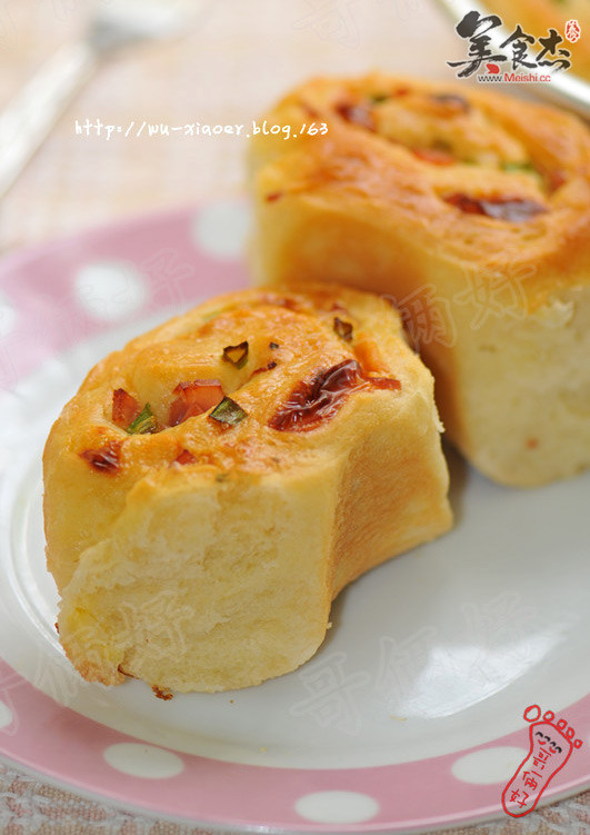 Chive Ham Cheese Bread recipe