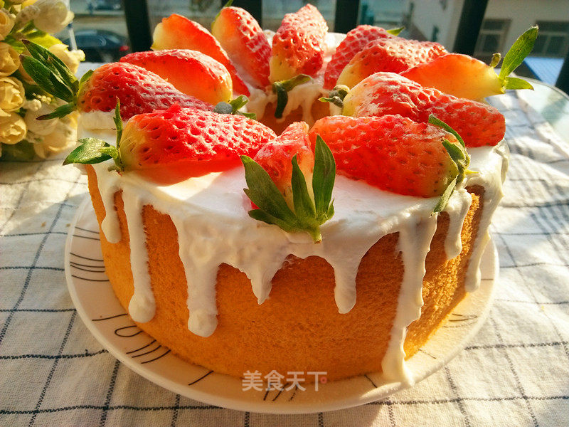 Yogurt Glaze Chiffon Cake recipe