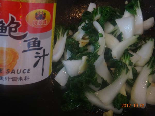 Abalone Sauce and Milk Cabbage recipe