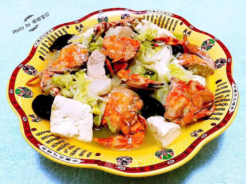 #锅菜#crab in A Pot of Fresh