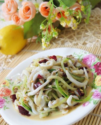 Squid and Cucumber Salad recipe