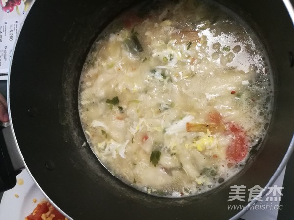 Scallion Oil Lump Soup recipe