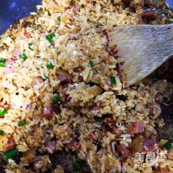 Kimchi Ham and Egg Fried Rice recipe