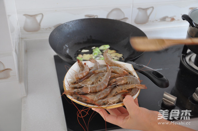 Braised Prawns in Rice Wine recipe