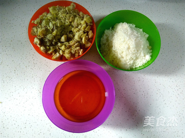 Snowy Mooncakes with Chestnut Filling recipe