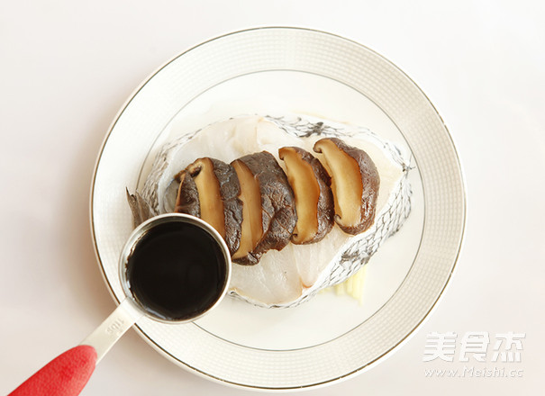 Steamed Cod with Shiitake Mushrooms recipe