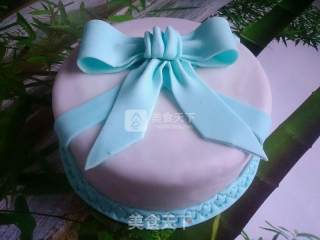 Bowknot Fondant Cake recipe