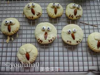 #柏翠大赛#owl Cookies recipe