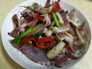 Stir Fried Fresh Squid recipe