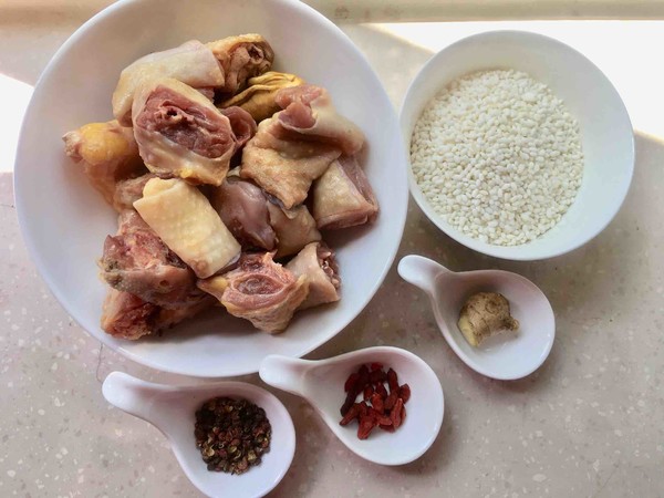 Glutinous Rice Chicken Soup recipe