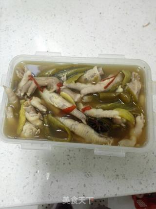 Chicken Feet with Vinegar Pepper recipe