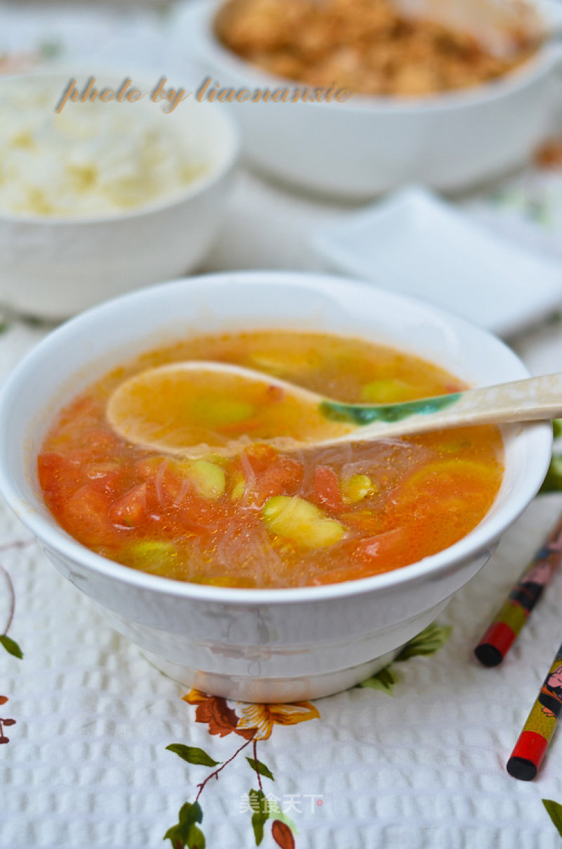 Broad Bean Vermicelli Soup recipe