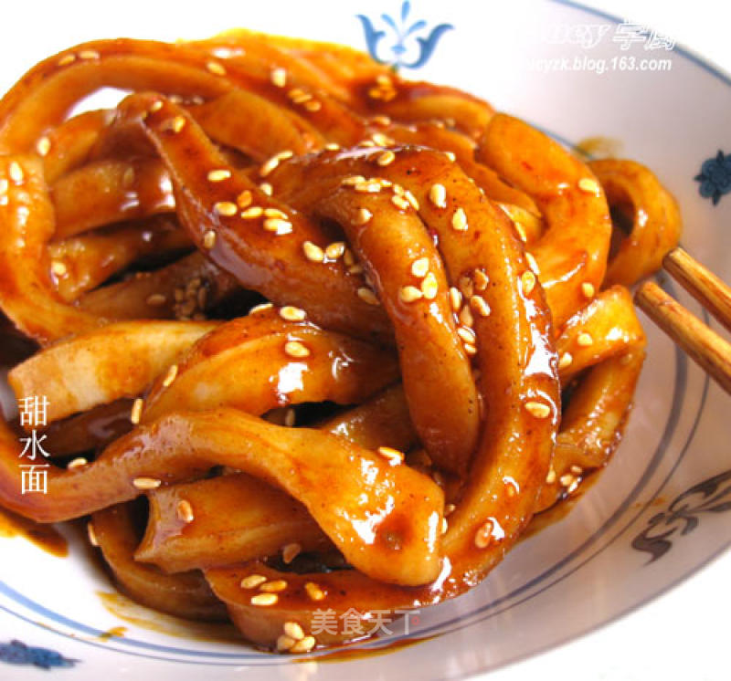 A Bowl of Chengdu Snack Sweet Water Noodles recipe