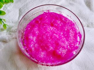 Sesame Scented Dragon Fruit Rice Paste recipe