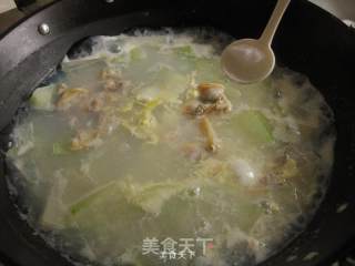 Oil-free Winter Melon Clam Soup recipe