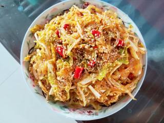 Baby Cabbage with Vermicelli recipe