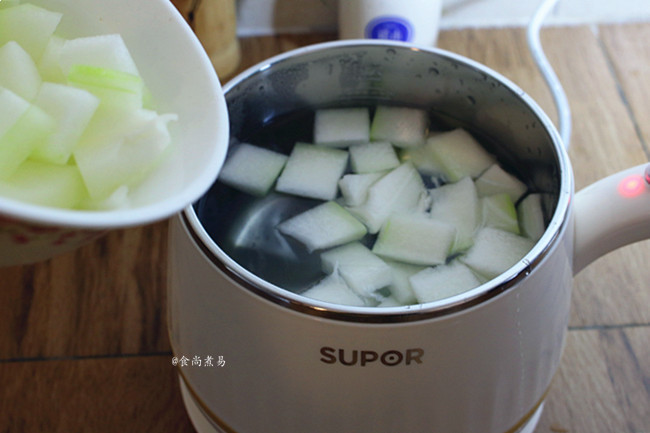 Winter Melon Meatballs and Fresh Mushroom Soup recipe