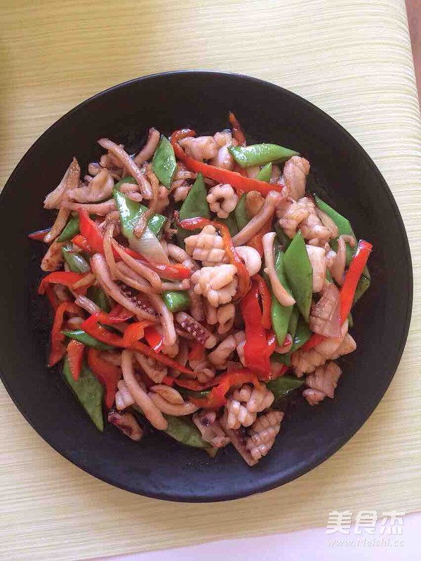 Stir-fried Fresh Squid recipe