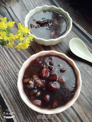 Three Black Red Dates Porridge recipe