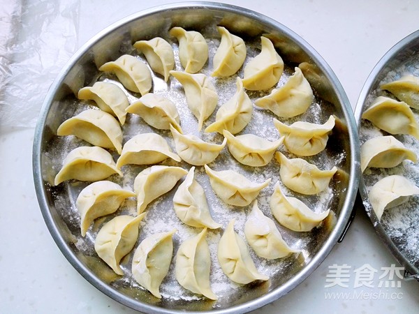 Meat Dumplings with Leek recipe