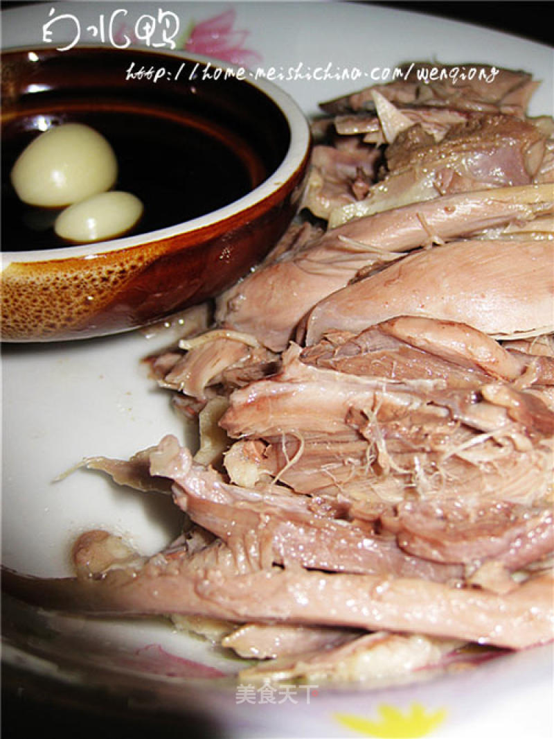 [summer Cold Dish]——white Water Duck recipe