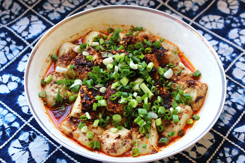 Spicy Steamed Molded Tofu recipe