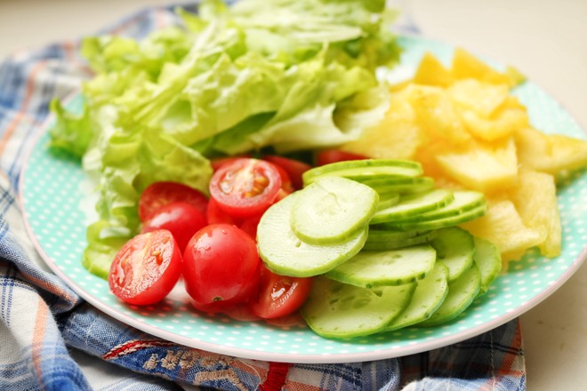 Lamb Skewers and Pineapple Salad recipe