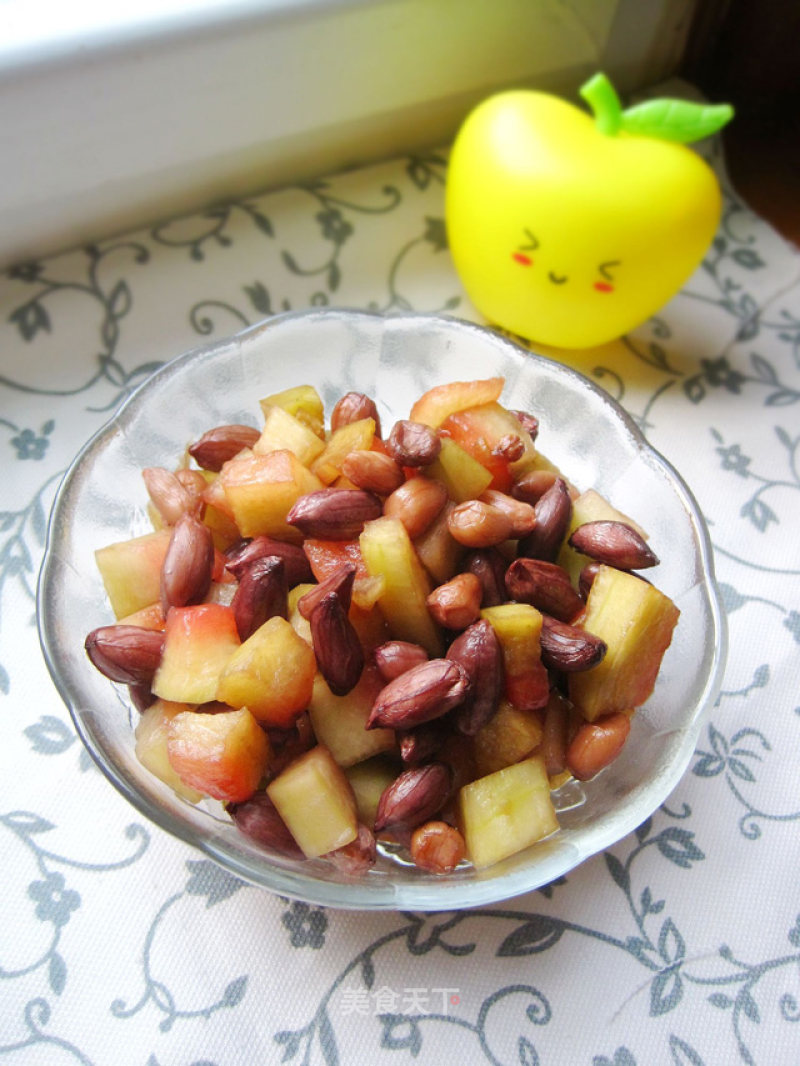 Watermelon Peel Mixed with Peanuts recipe