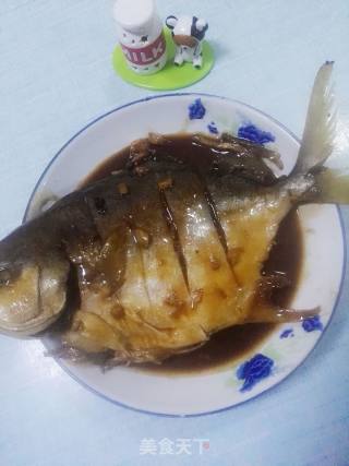 Braised Golden Pomfret recipe