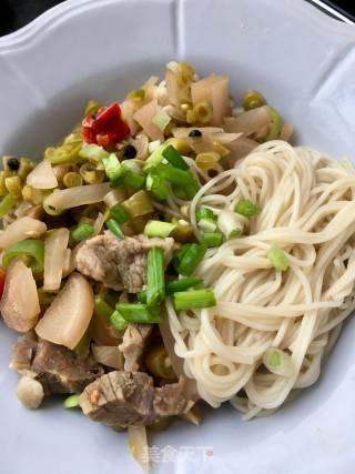 "beef" Kimchi Beef Noodle recipe