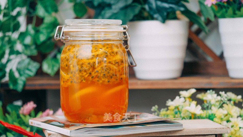 Fan Ye's Same Passion Fruit Lemon Honey! Simple and Rude Summer Whitening Drink! recipe